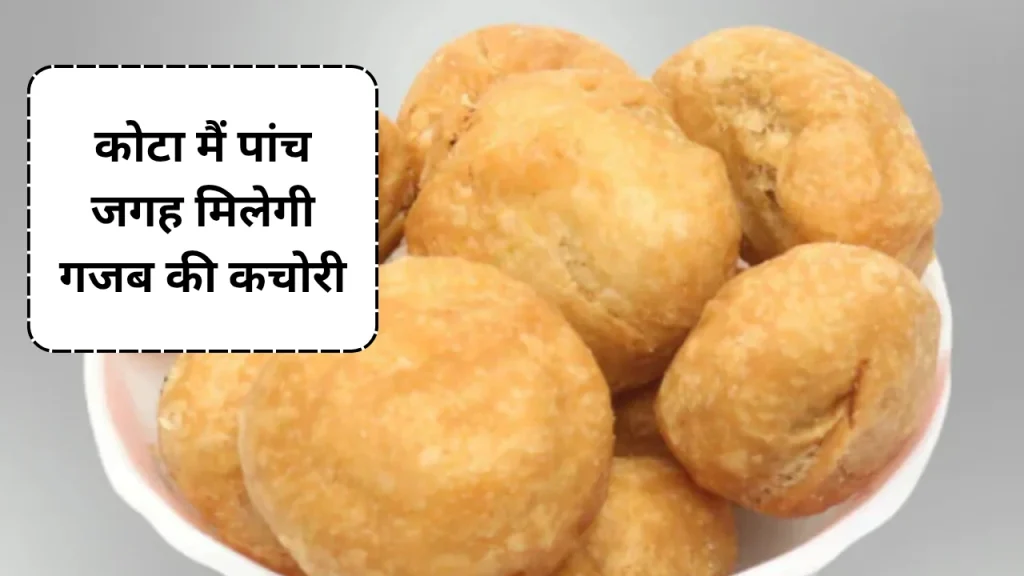 कोटा में शानदार कचोरी की जगह